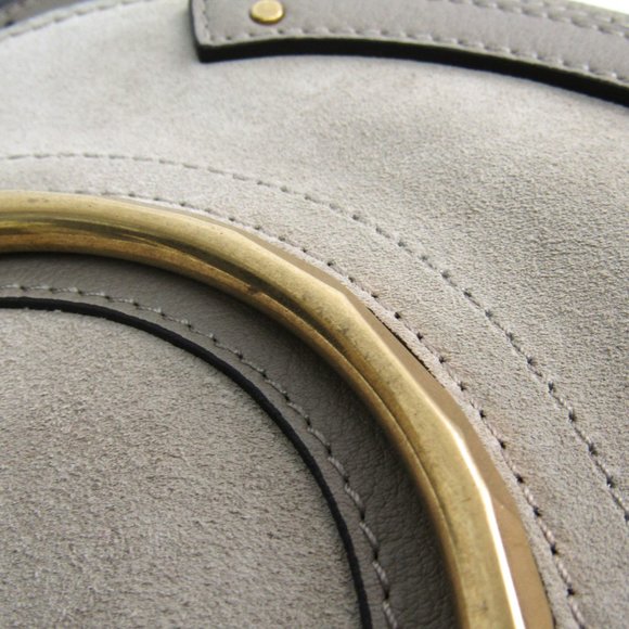 Chloé Pixie Round Leather Suede Handbag #N5491H64O - Picture 5 of 10